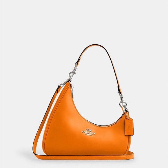 Coach Orange Twisted Teri Shoulder Bag - Picture 1 of 7